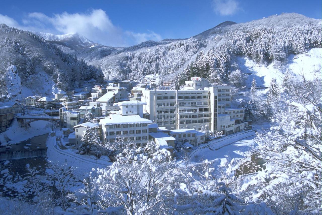 土湯温泉 やすらぎの宿 向瀧旅館 Fukushima  Eksteriør bilde